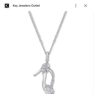Emmy London Cinderella Princess Shoe Necklace